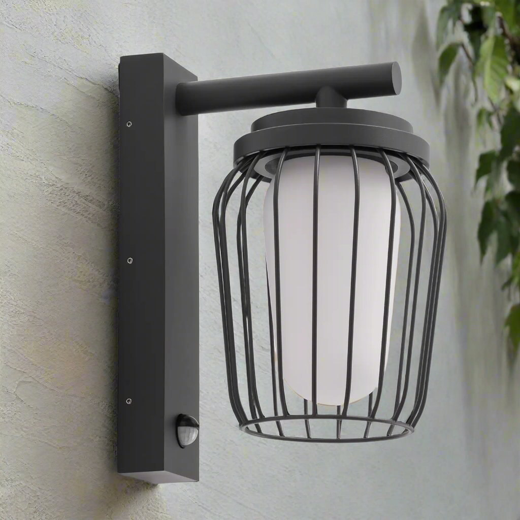 Aluminium Motion Sensor Outdoor Lamp for Home and Garden Security