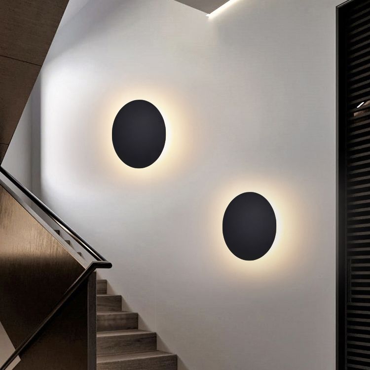 Round Wall Light for Home and Office - Modern Contemporary Design