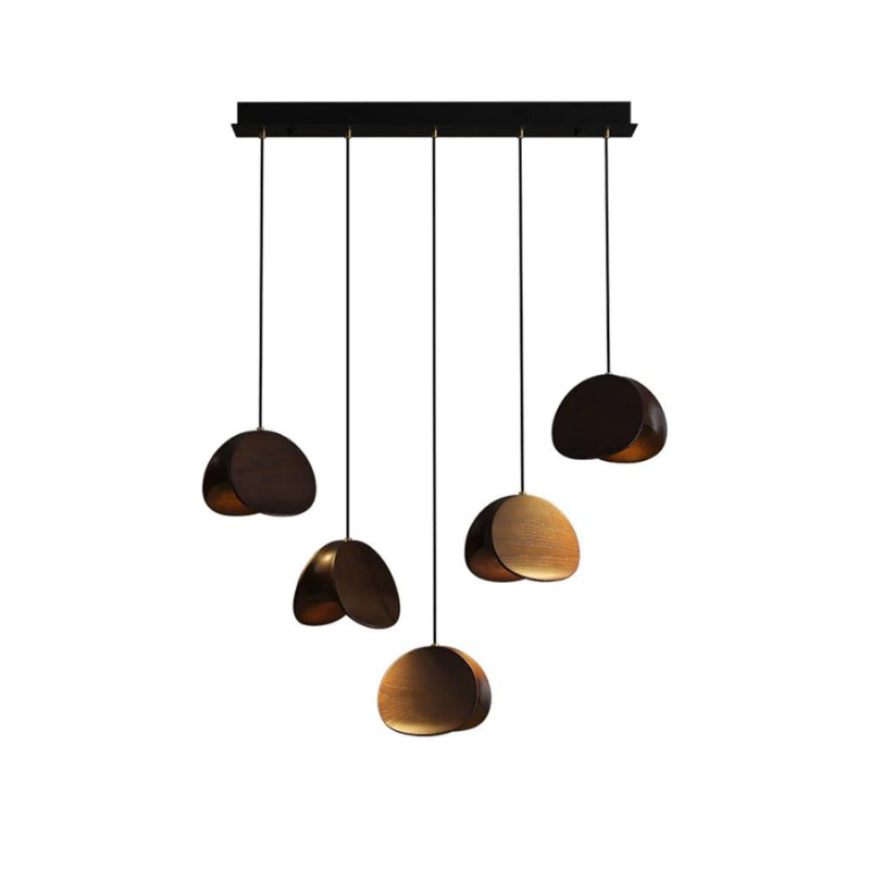 Wood Pendant Light for Home Decor | Elegant Warm Lighting Fixture