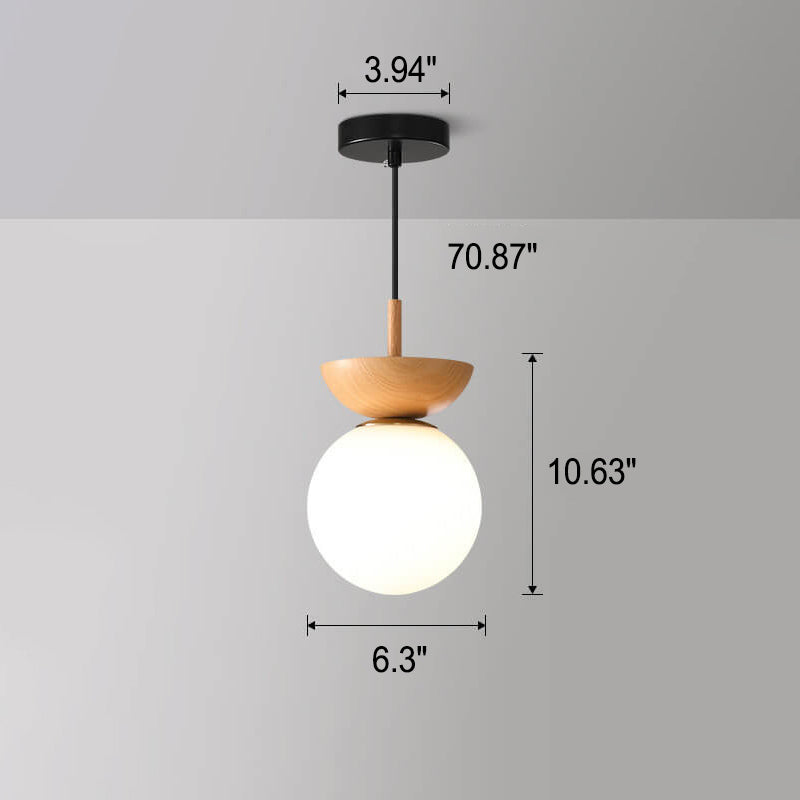 Japanese Ceiling Light with Adjustable Brightness for Home and Office Decor
