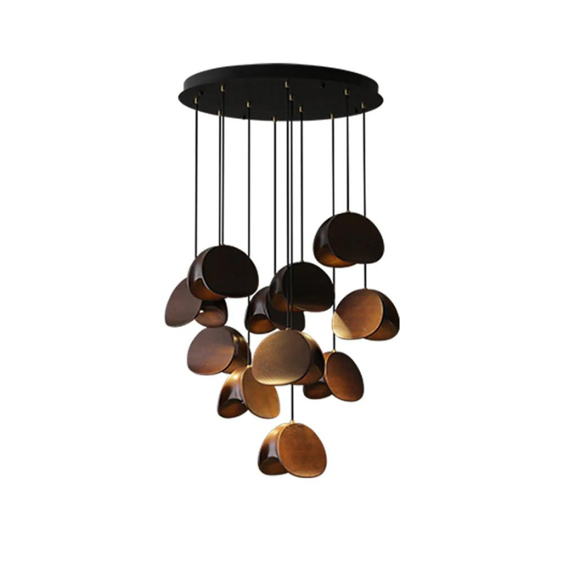 Wood Pendant Light for Home Decor | Elegant Warm Lighting Fixture