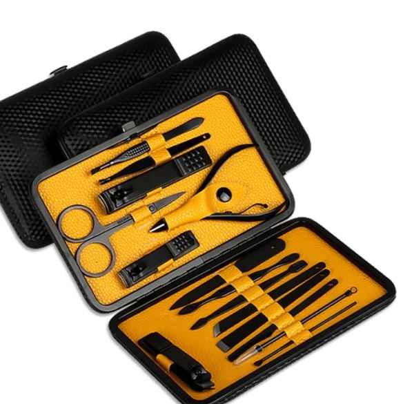 15 Piece Manicure Set Travel Case