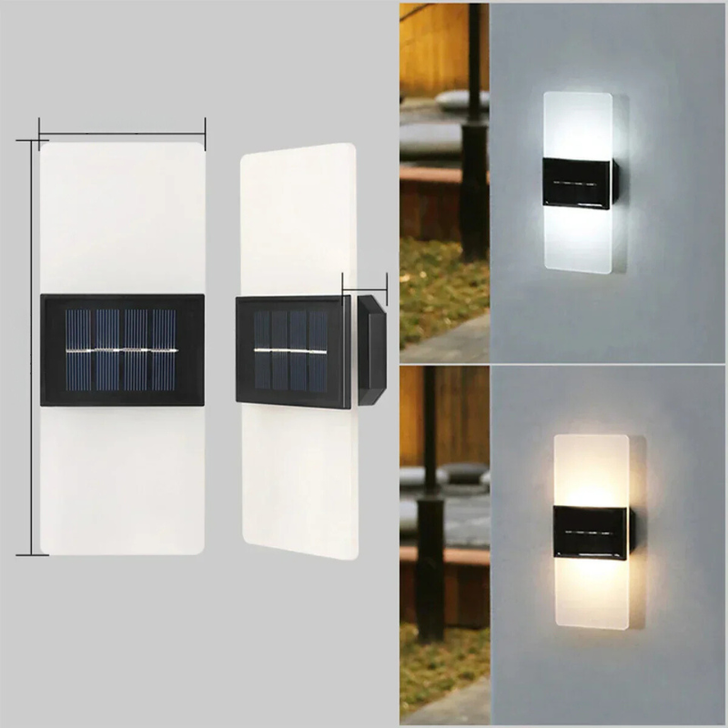 Solar Wall Lamp for Outdoor Use - Waterproof, Energy-Efficient Lighting