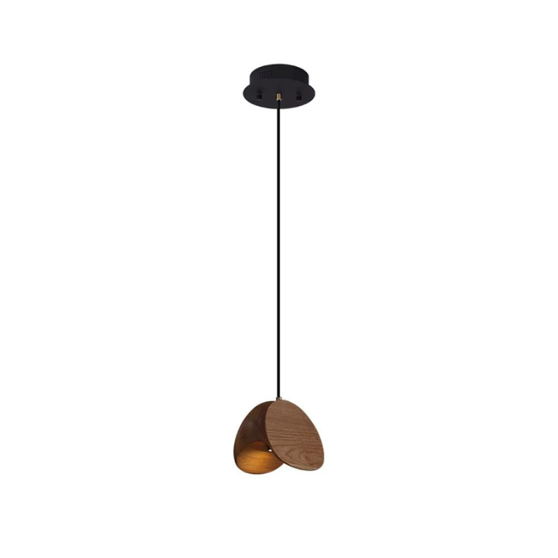 Wood Pendant Light for Home Decor | Elegant Warm Lighting Fixture