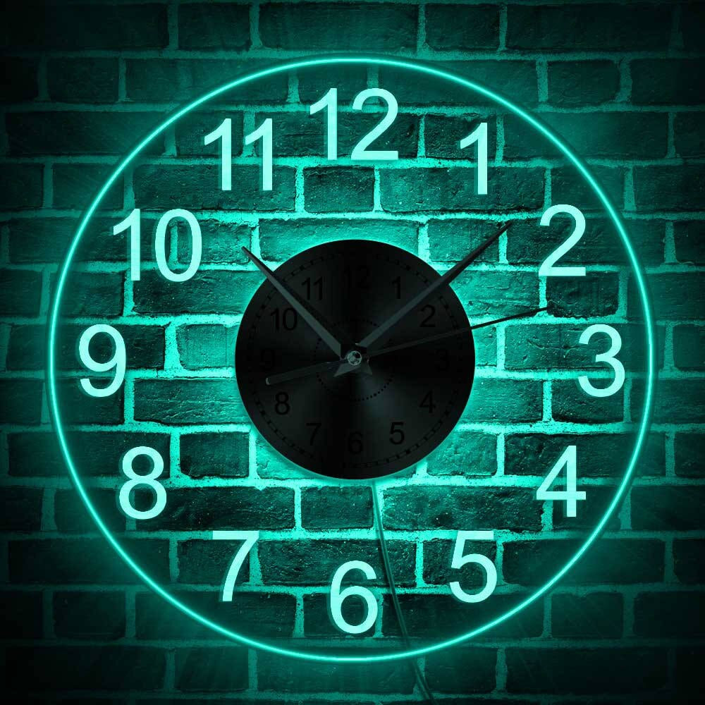 LED Wall Clock with Acrylic Design for Home and Office Decor