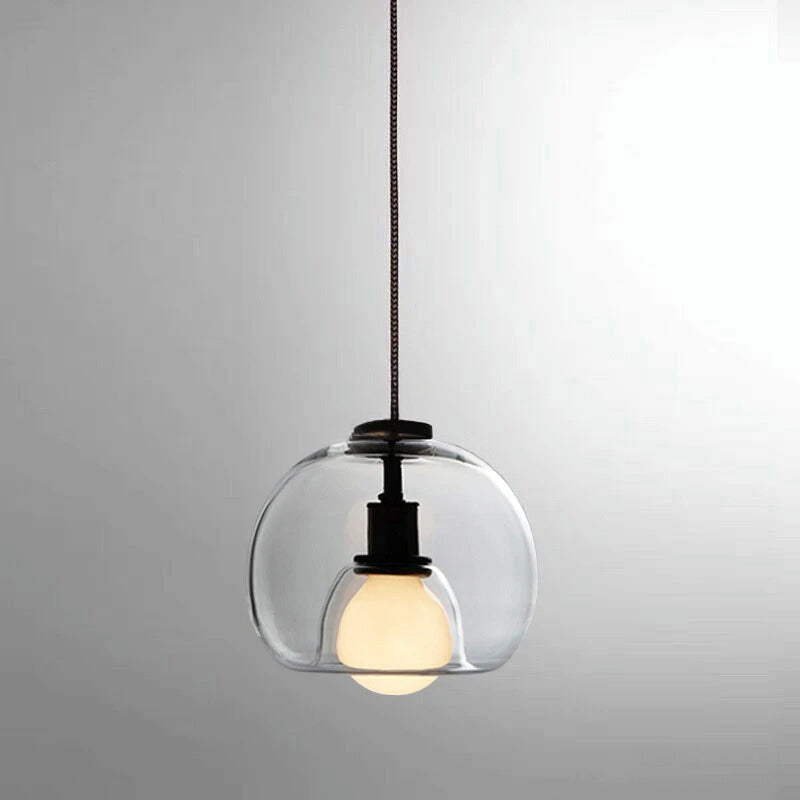 Hand-Blown Glass Pendant Light | Elegant Lighting for Home & Office