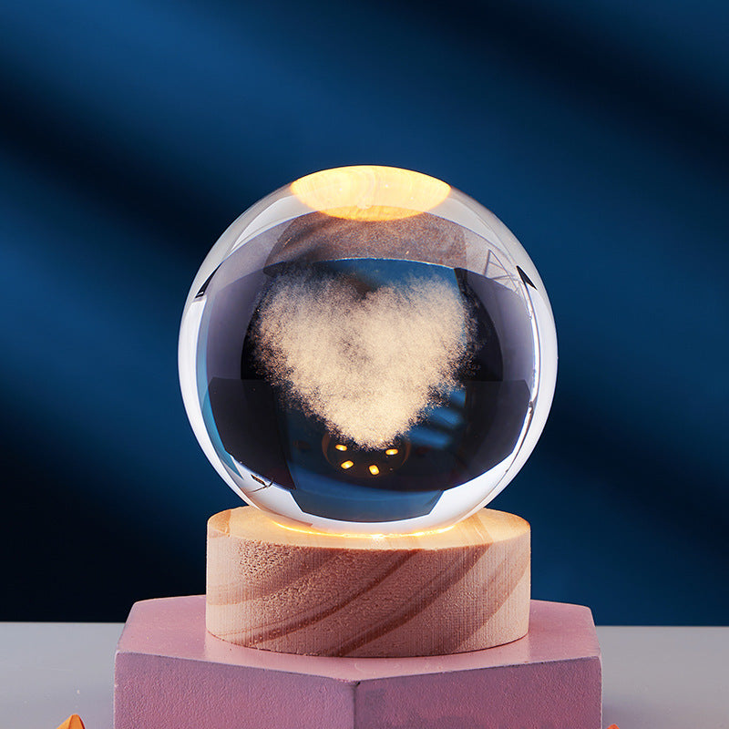 3D Crystal Night Light Lamp for Home Decor - Magical 3D Effect