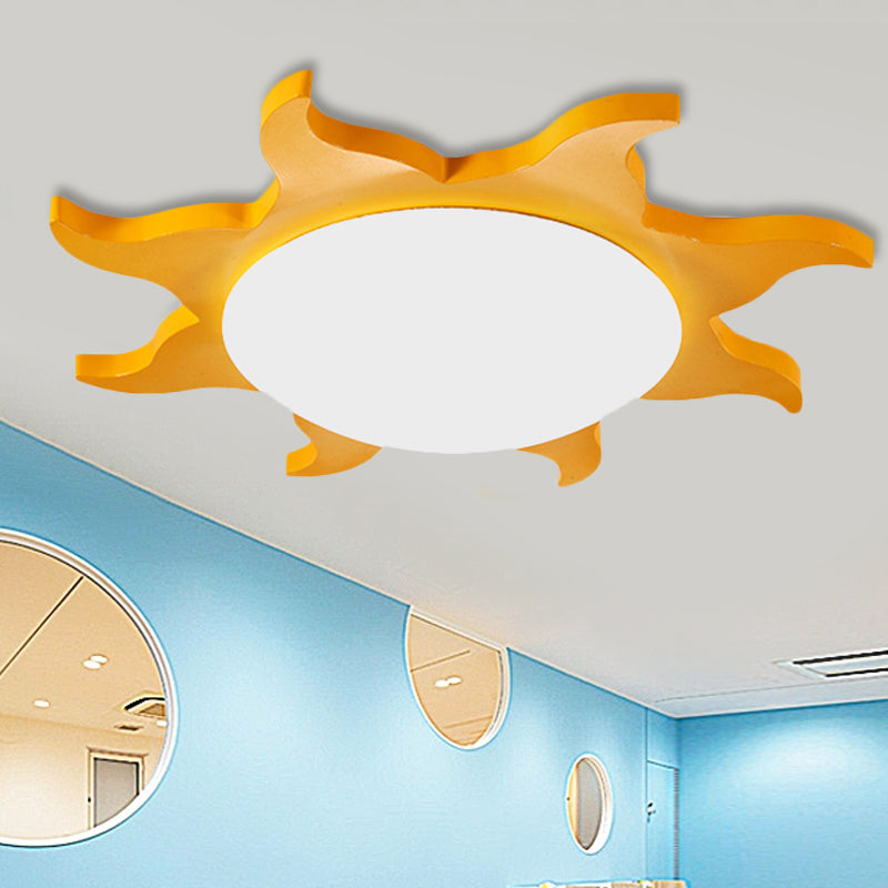 Wooden Acrylic Ceiling Light for Kids Rooms | Stylish & Safe Lighting