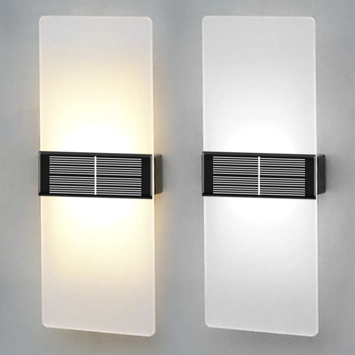 Solar Wall Lamp for Outdoor Use - Waterproof, Energy-Efficient Lighting