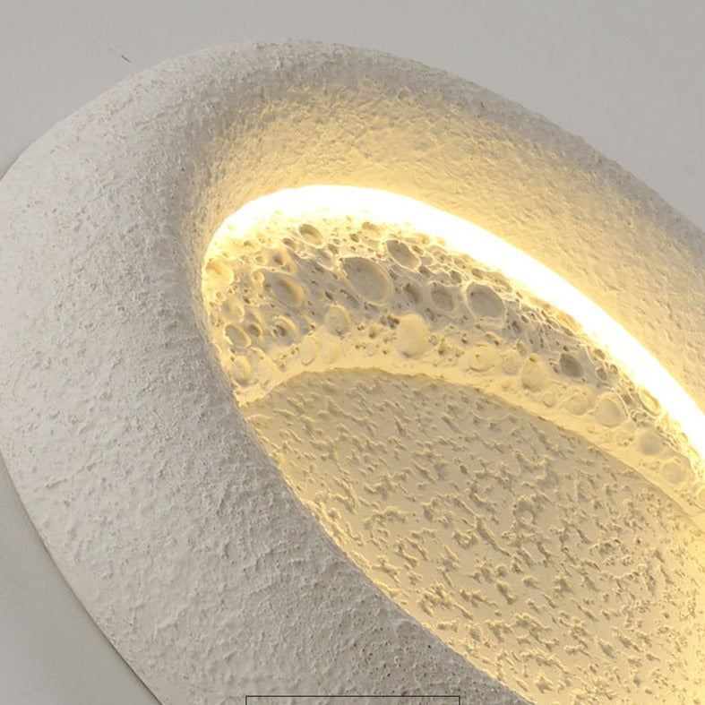 Elegant Round Resin Wall Lamp for Home Decor and Office Lighting