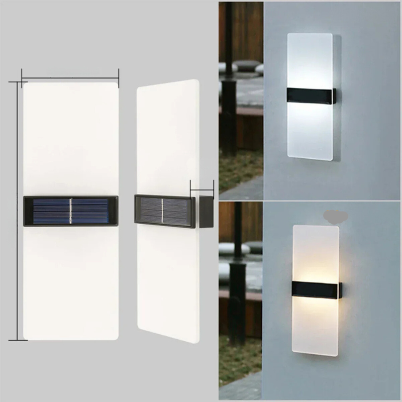 Solar Wall Lamp for Outdoor Use - Waterproof, Energy-Efficient Lighting