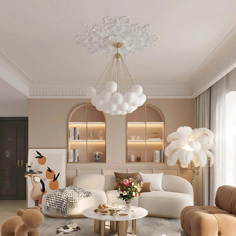 LED Pendant Light for Modern Living Room | Elegant Bubble Design
