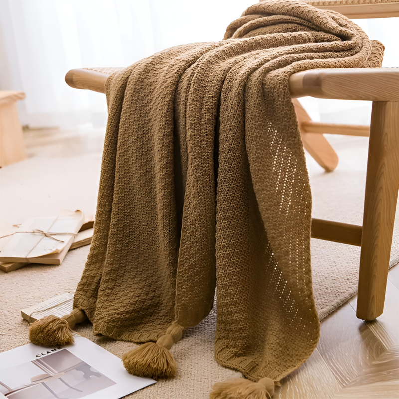 Waffle Knit Blanket for Cozy Home Decor and Comfort in Any Room