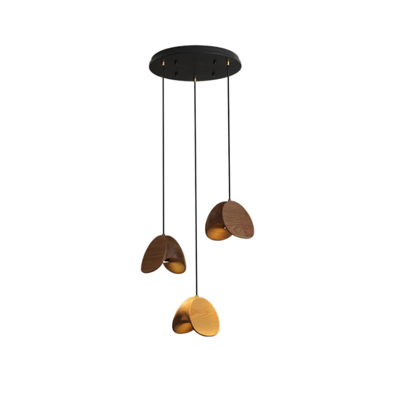 Wood Pendant Light for Home Decor | Elegant Warm Lighting Fixture