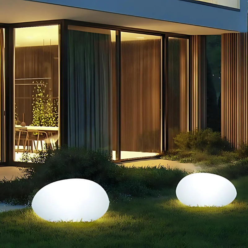Weatherproof Outdoor Lamp with Remote Control for Home and Garden Use