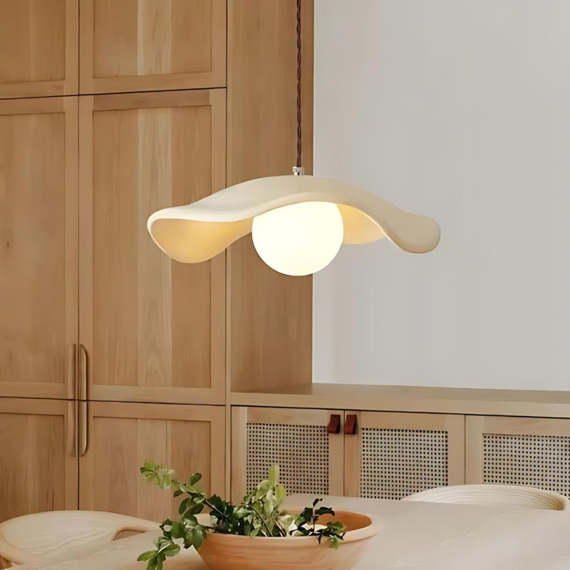Wabi Sabi Metal Pendant Light for Dining Room and Home Decor