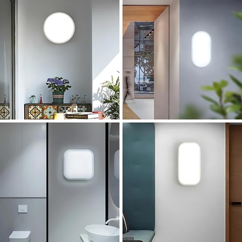 Moisture-Resistant Outdoor LED Wall Light with Modern Design for Home