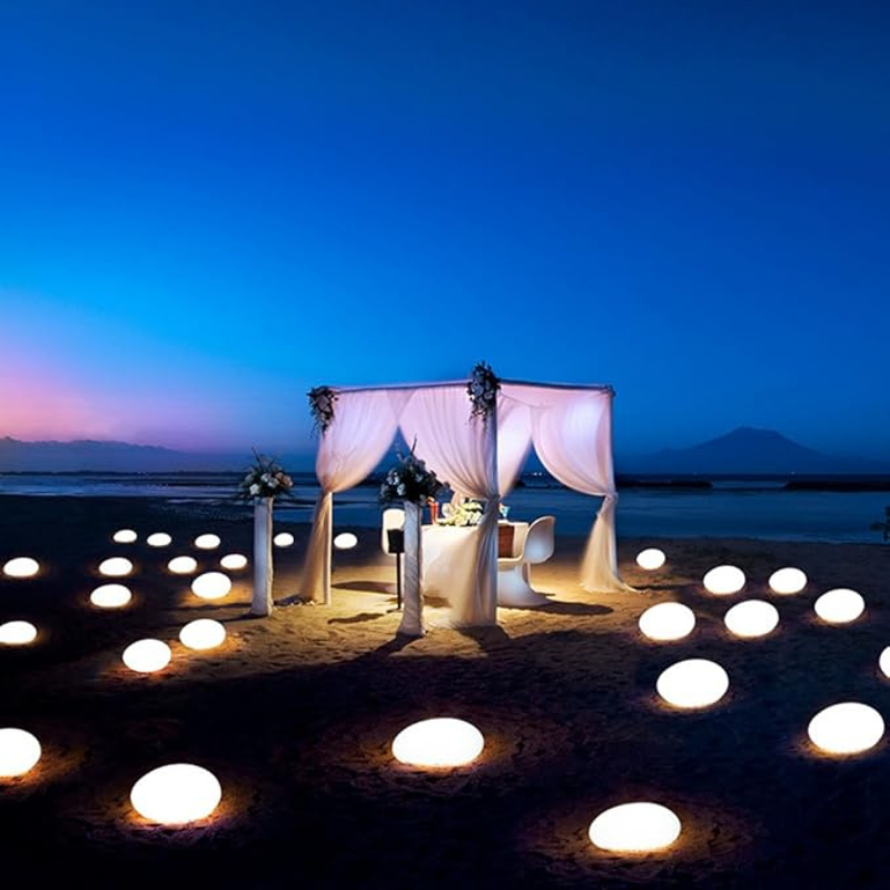 Weatherproof Outdoor Lamp with Remote Control for Home and Garden Use