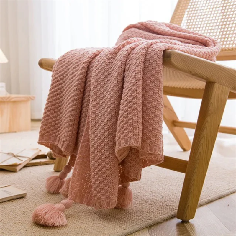 Waffle Knit Blanket for Cozy Home Decor and Comfort in Any Room