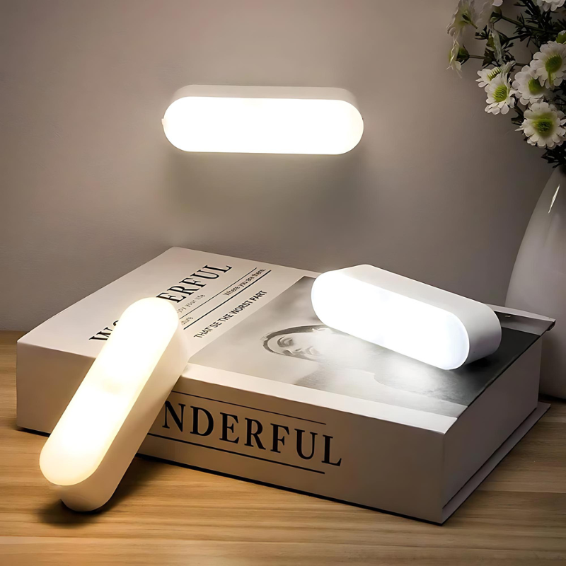 Wireless Motion Sensor LED Wall Light with USB Charging for Home Use