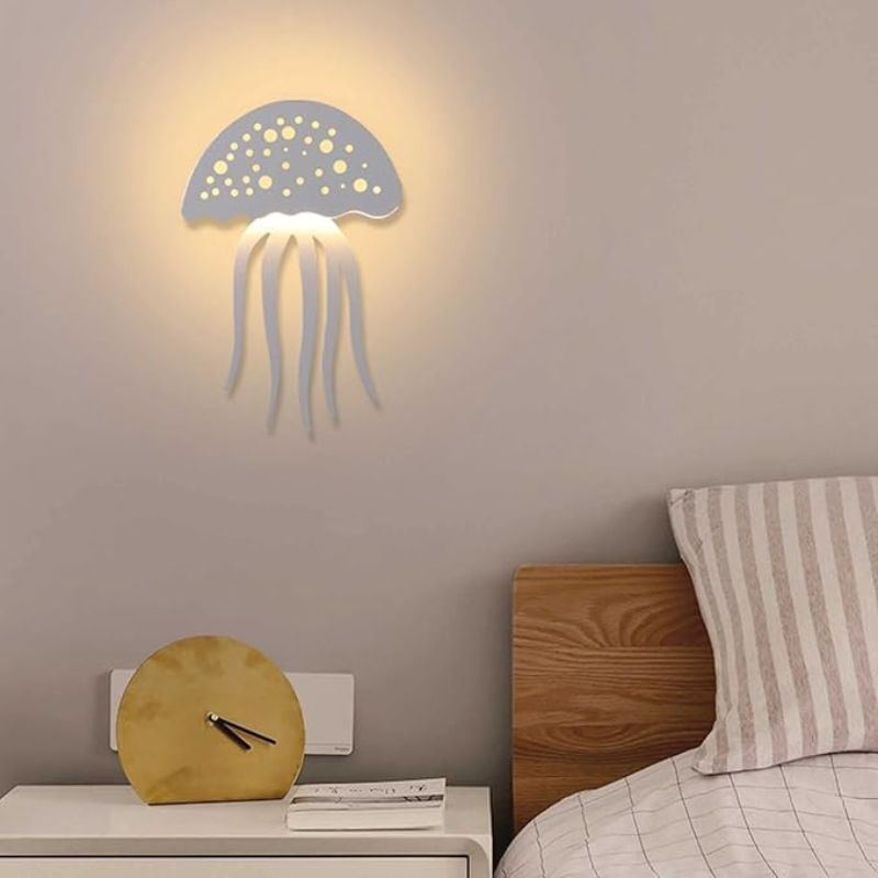 LED Jellyfish Wall Light for Home Decor - Unique Ocean-Inspired Design