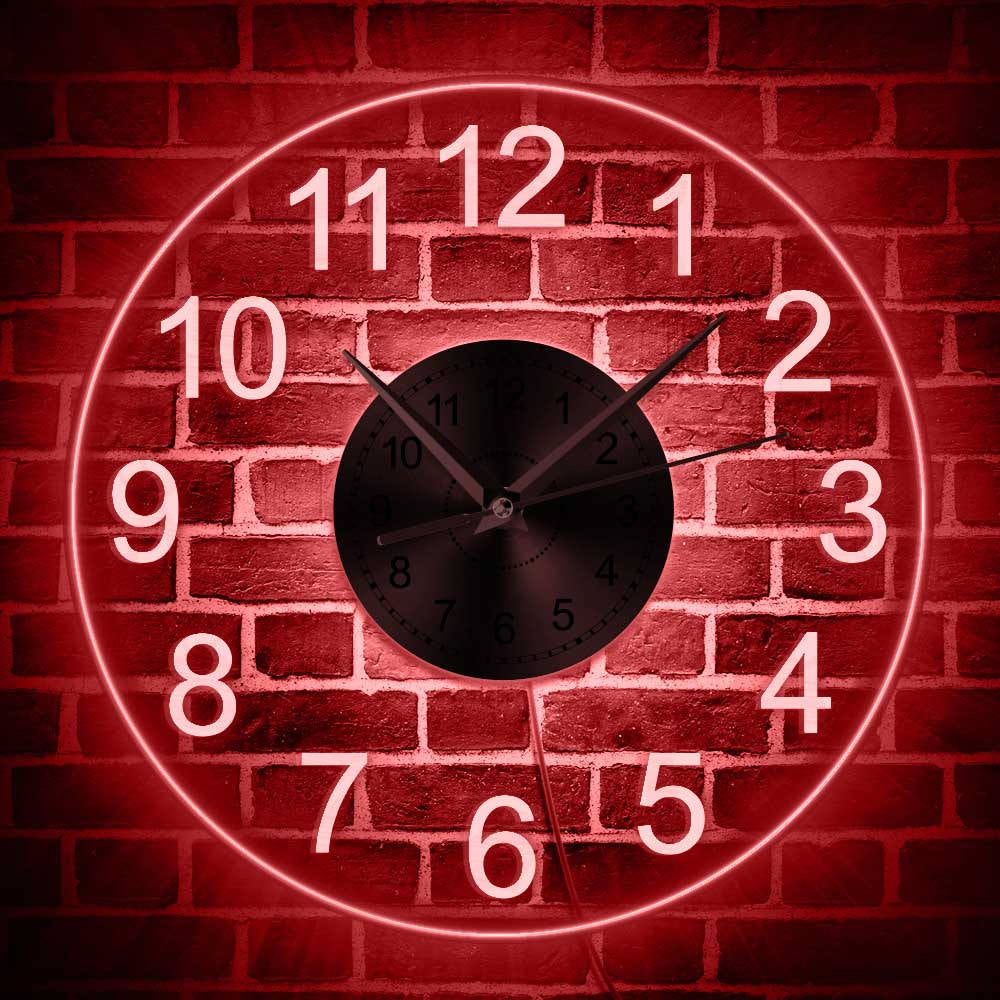 LED Wall Clock with Acrylic Design for Home and Office Decor