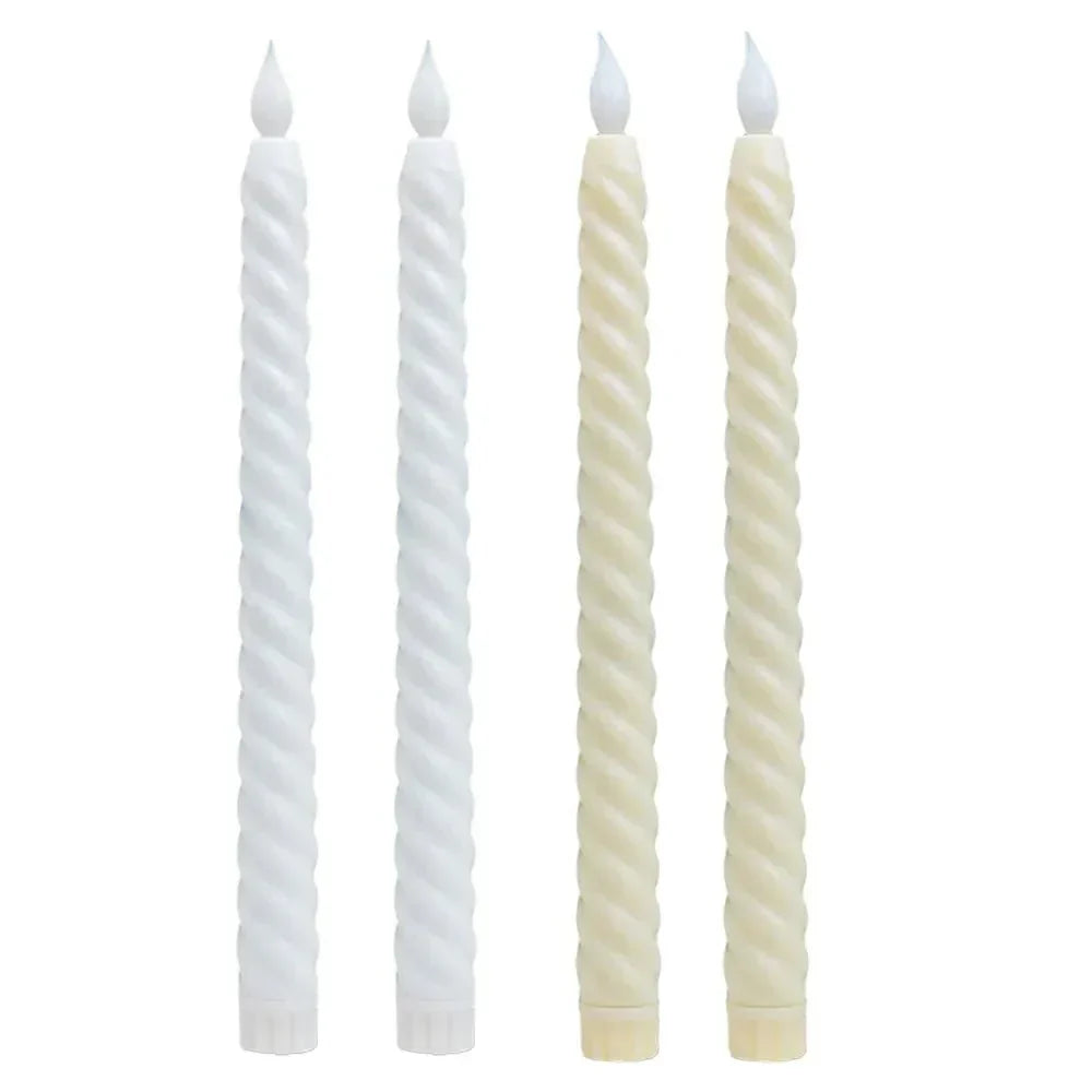 LED Tealight Candles with 3D Wick for Christmas Home Decor and Events
