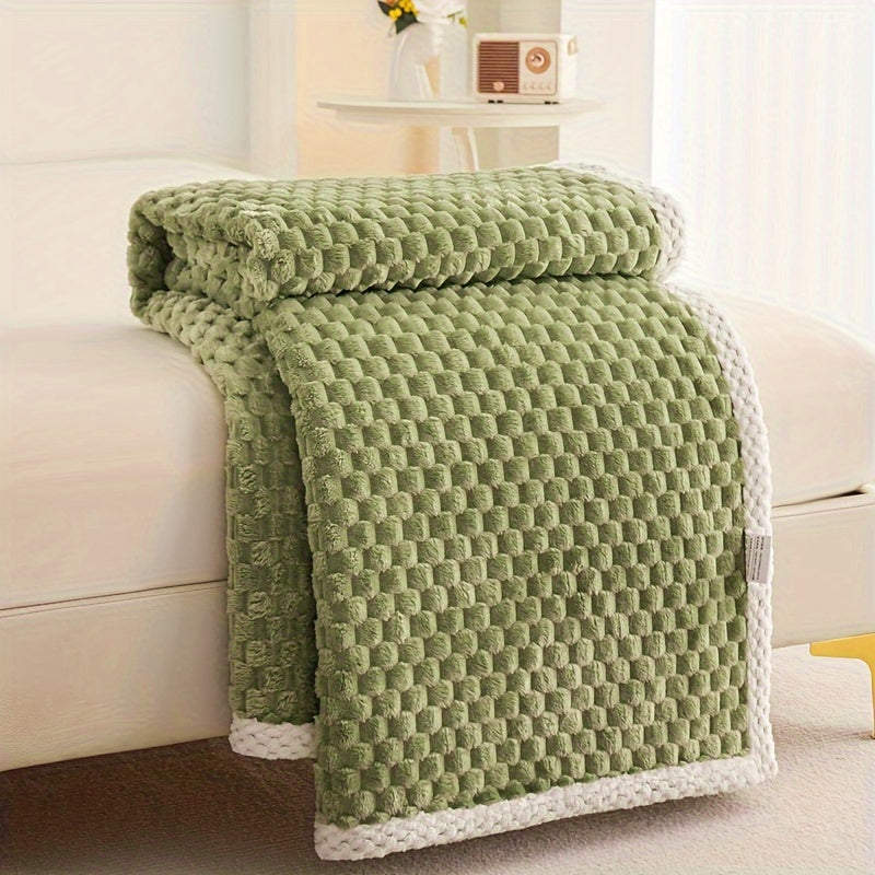 Premium Fleece Blanket for Home Comfort with Elegant Texture and Style