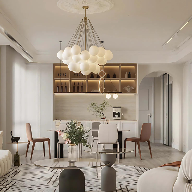 LED Pendant Light for Modern Living Room | Elegant Bubble Design