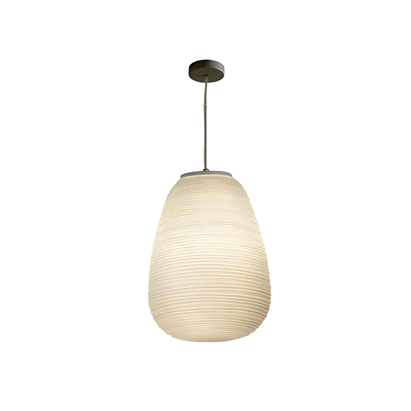Modern Ribbed Glass Pendant Light for Home and Office Decor