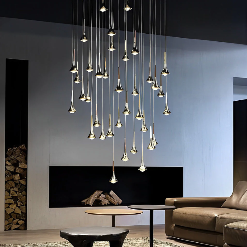 Scandinavian Water Drop Pendant Light for Home and Office Decor