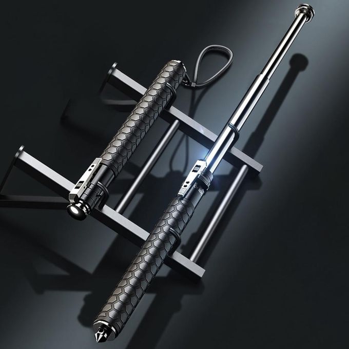 PrimFlora Pro Safety Hiking Stick – Adjustable