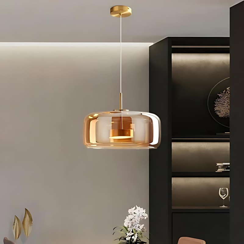 Elegant Glass Pendant Light for Stylish Home and Office Interiors