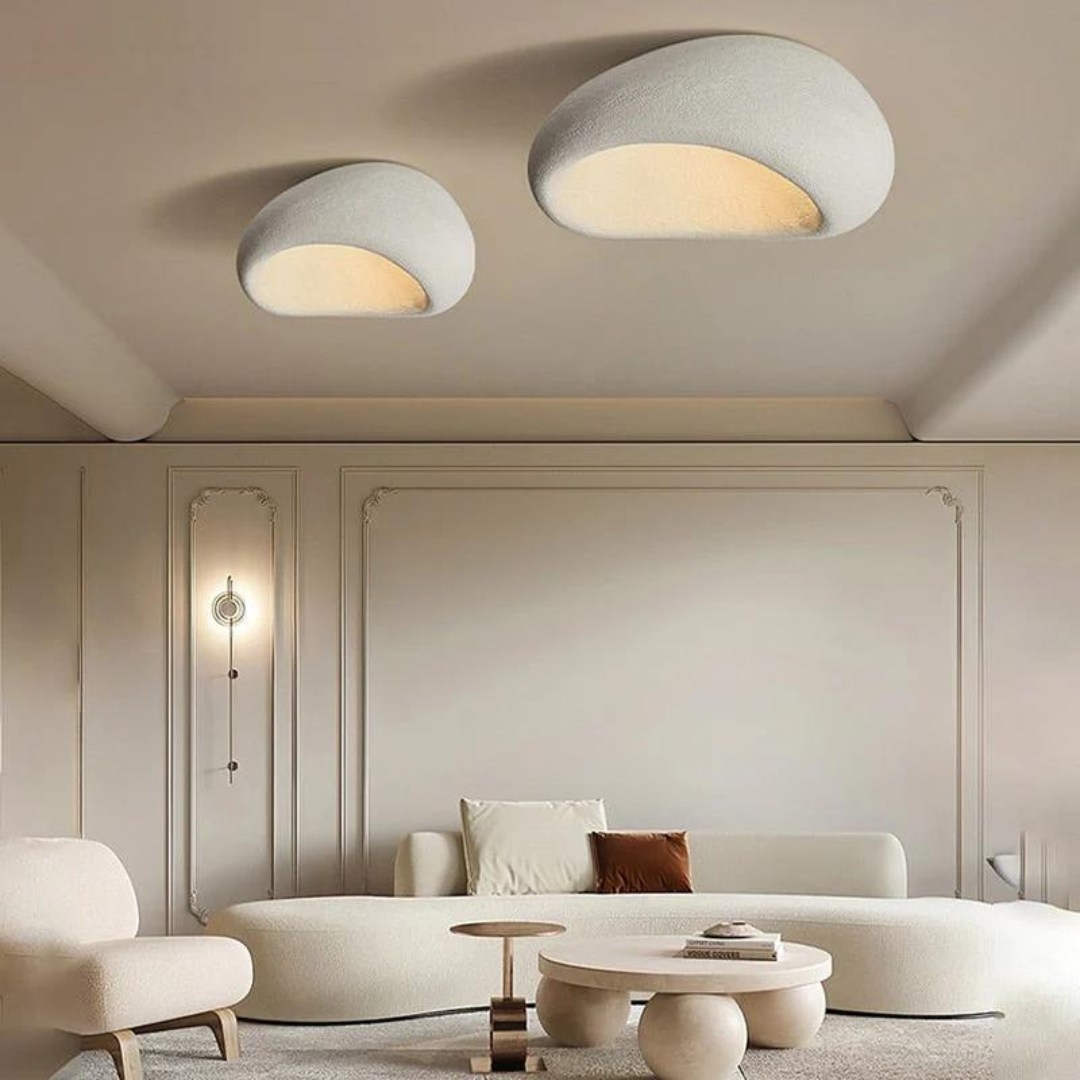 Modern Wabi Sabi Ceiling Light for Home and Office - Stylish Design