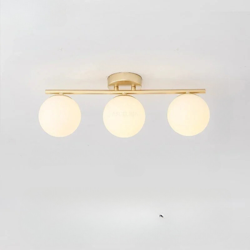 Elegant LED Glass Ceiling Light for Modern Home and Office Decor