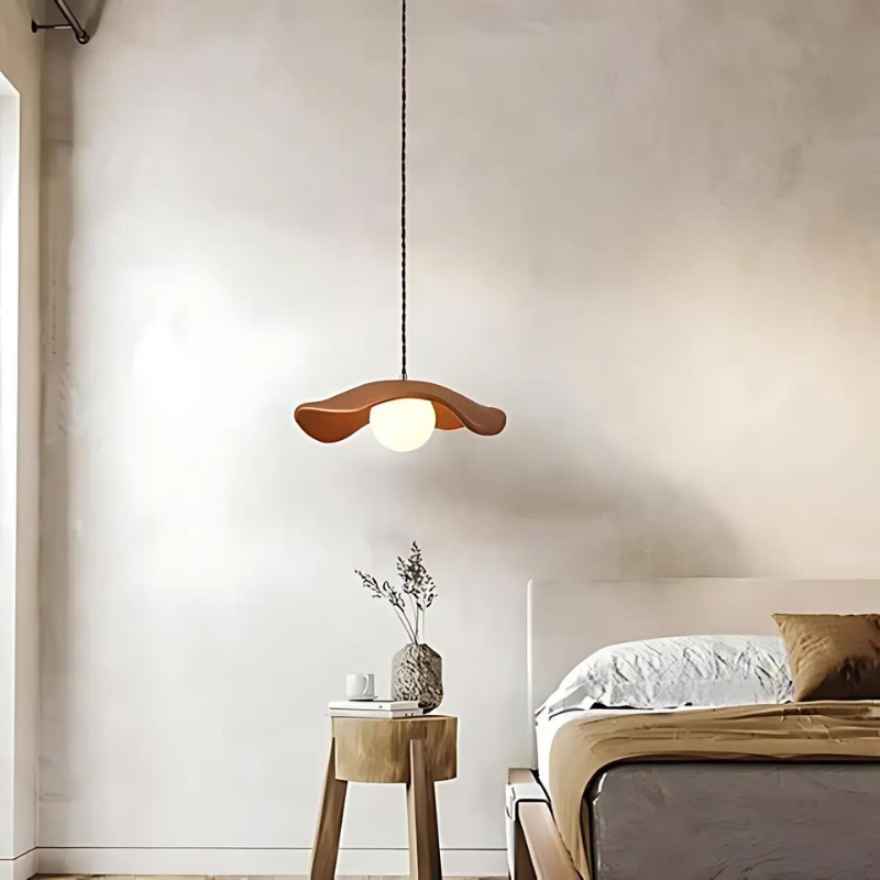 Wabi Sabi Metal Pendant Light for Dining Room and Home Decor