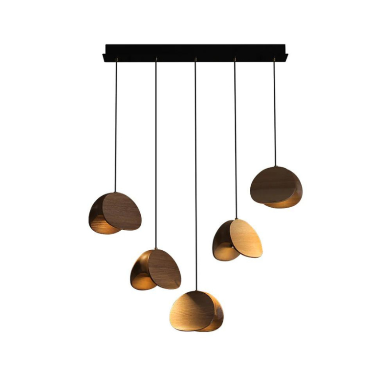 Wood Pendant Light for Home Decor | Elegant Warm Lighting Fixture