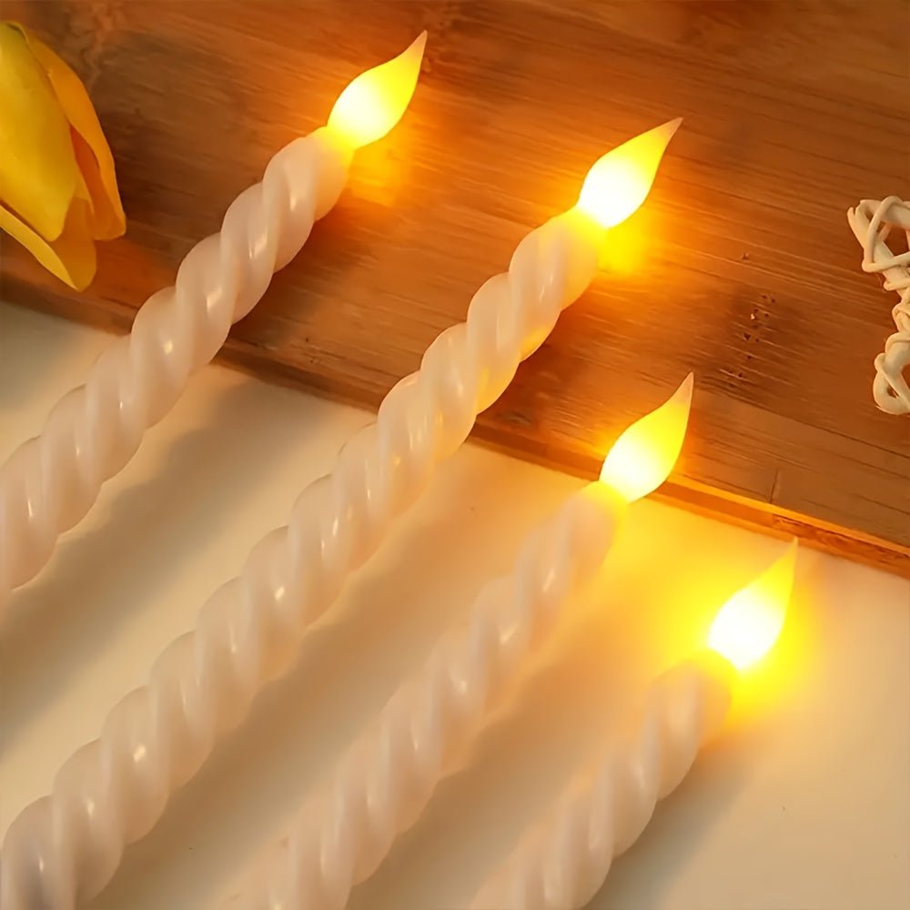 Wireless LED Flameless Candles Set of 6 - Realistic Flame for Home Decor
