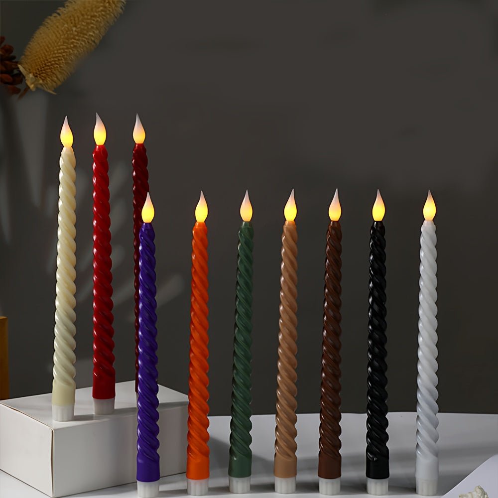 Wireless LED Flameless Candles Set of 6 - Realistic Flame for Home Decor