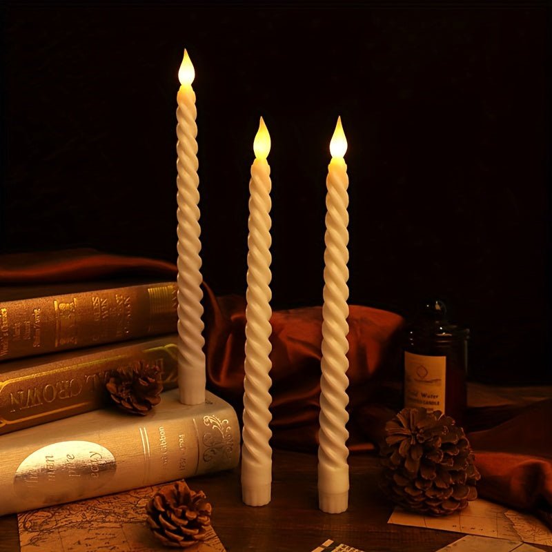 Wireless LED Flameless Candles Set of 6 - Realistic Flame for Home Decor