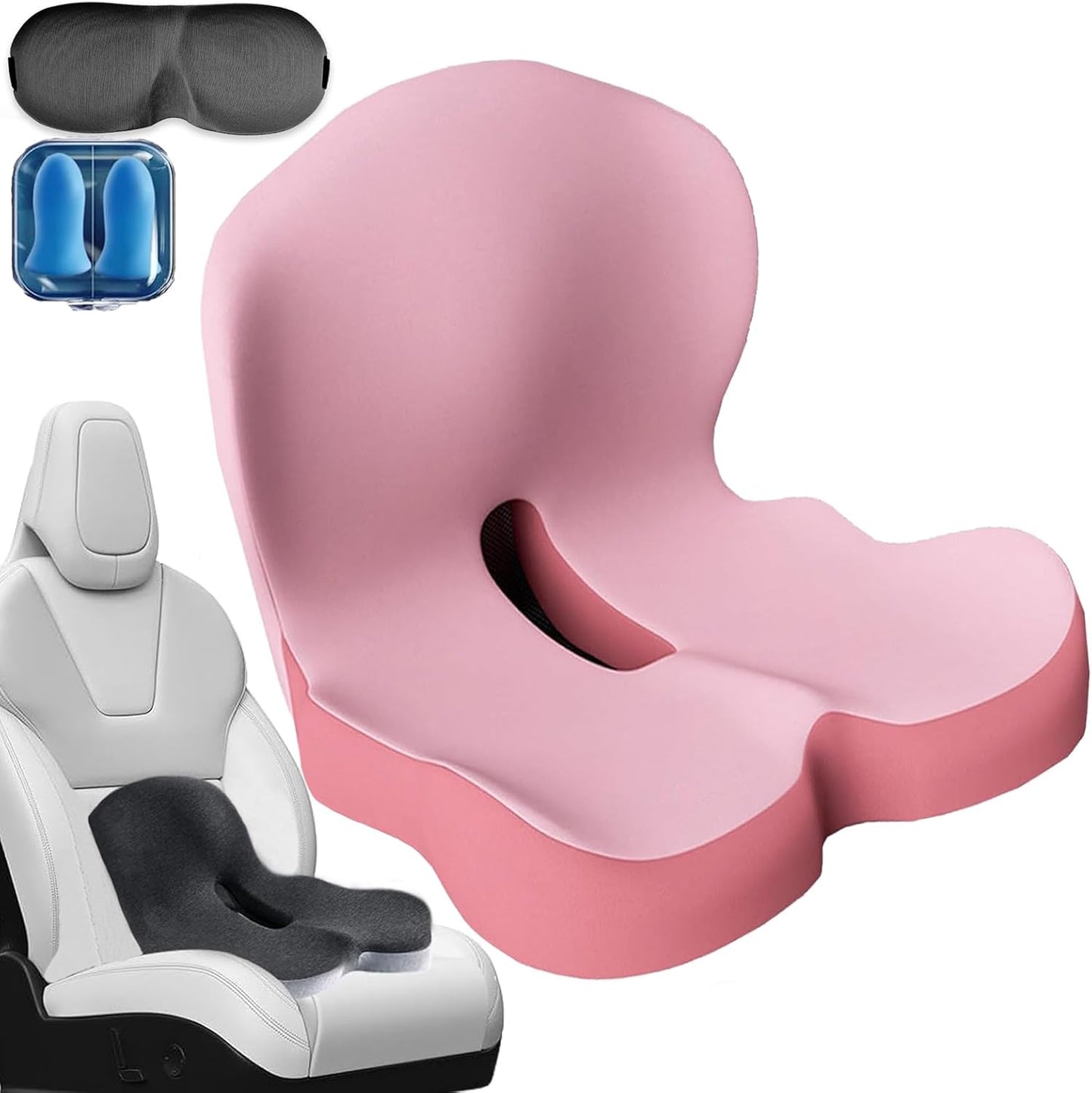 Memory Foam L-Shaped car Seat Cushion
