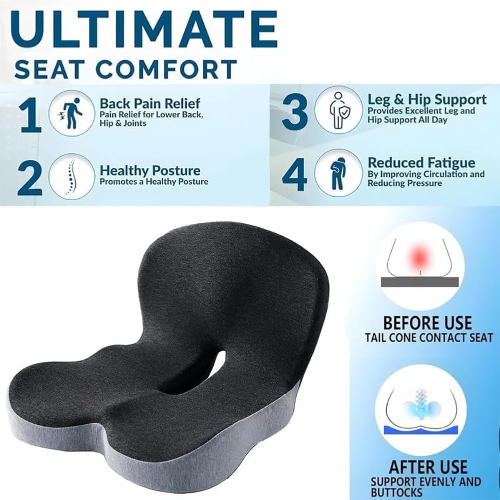 Memory Foam L-Shaped car Seat Cushion