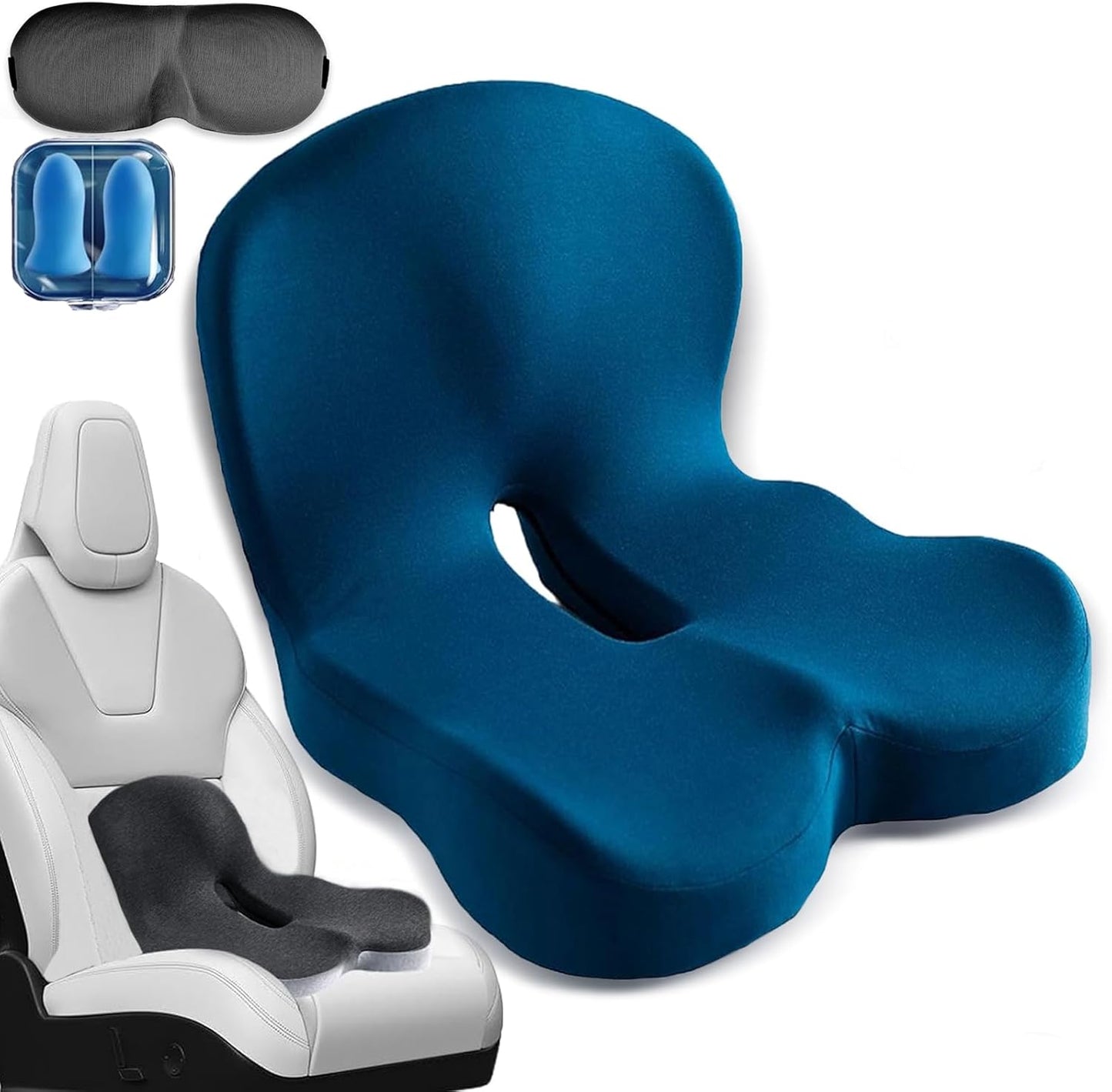 Memory Foam L-Shaped car Seat Cushion