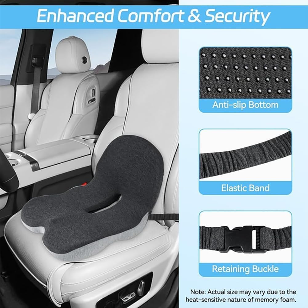 Memory Foam L-Shaped car Seat Cushion
