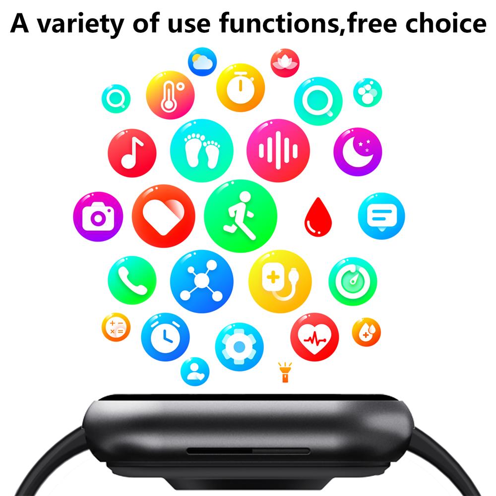 Smartwatch Blood Sugar Blood Pressure Heart Rate Monitor Waterproof Fitness Tracker