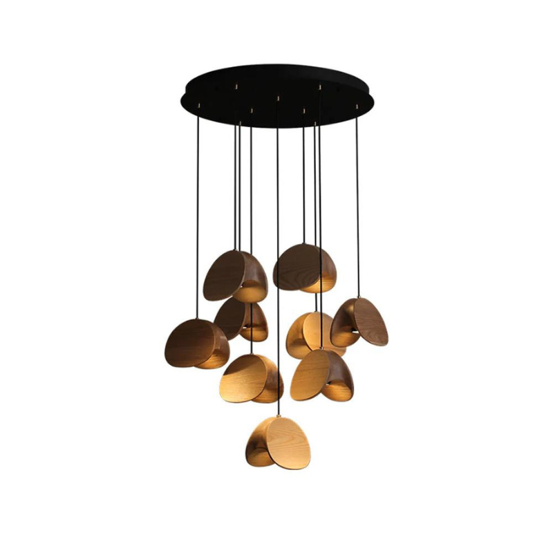 Wood Pendant Light for Home Decor | Elegant Warm Lighting Fixture