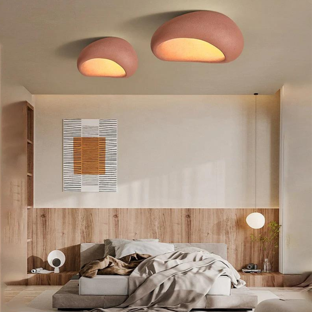Modern Wabi Sabi Ceiling Light for Home and Office - Stylish Design