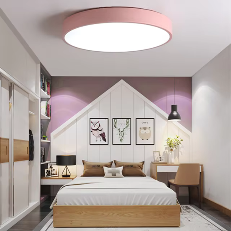 Colorful LED Ceiling Light for Kids' Rooms - Fun & Stylish Design