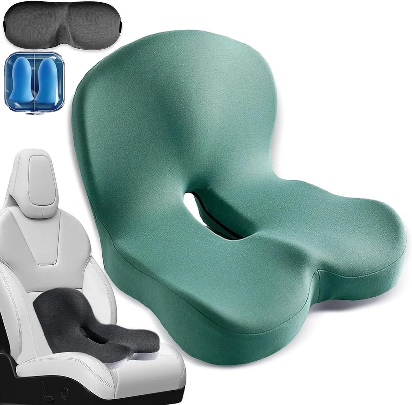 Memory Foam L-Shaped car Seat Cushion