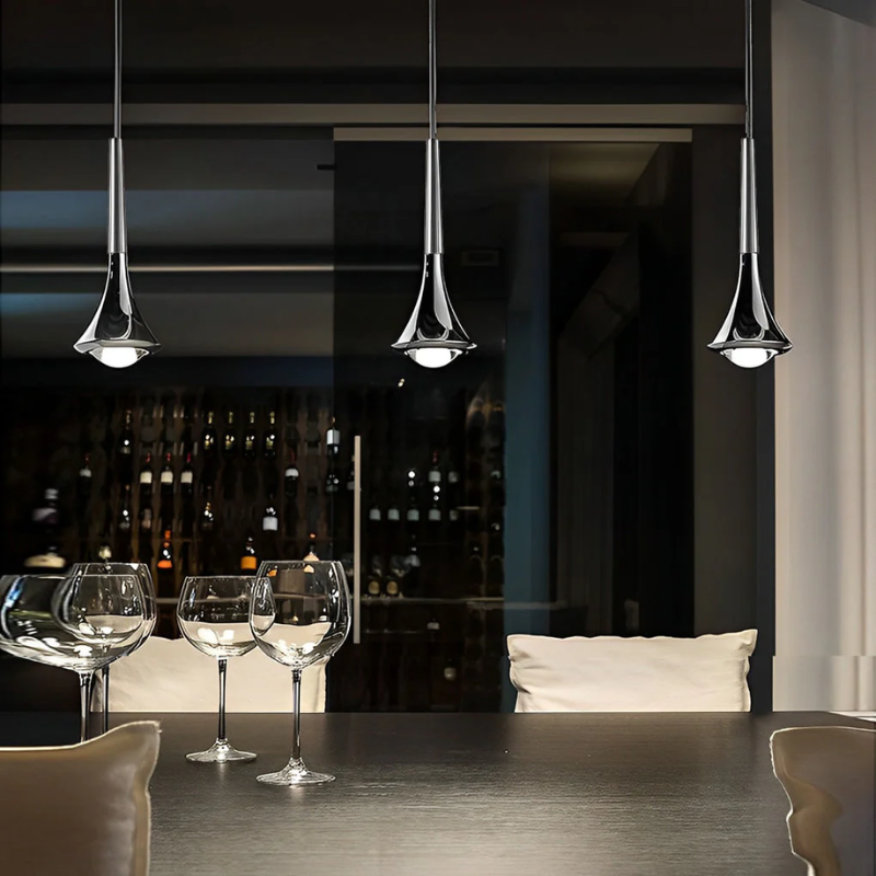 Scandinavian Water Drop Pendant Light for Home and Office Decor